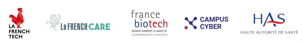 Partenaires Campus Live # - un évènement PariSanté Campus - La french Tech, La frencch care, France biotech, campus cyber, la hautte autorité de santé